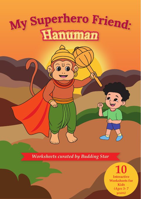 My Superhero Friend Hanuman storybook cover