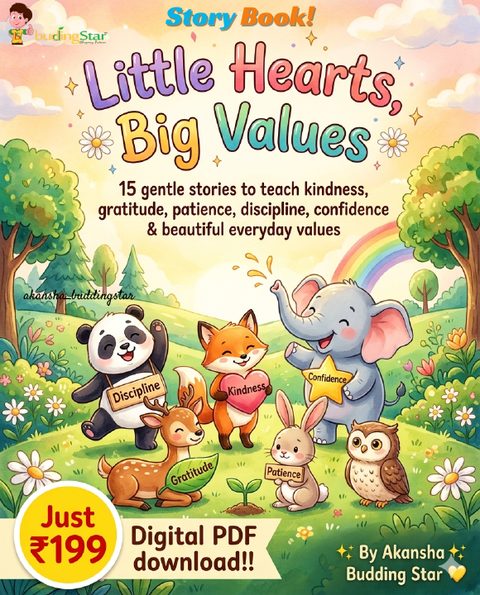 Little Hearts, Big Values storybook cover